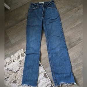 Abercrombie Medium Wash Curve Love Jeans